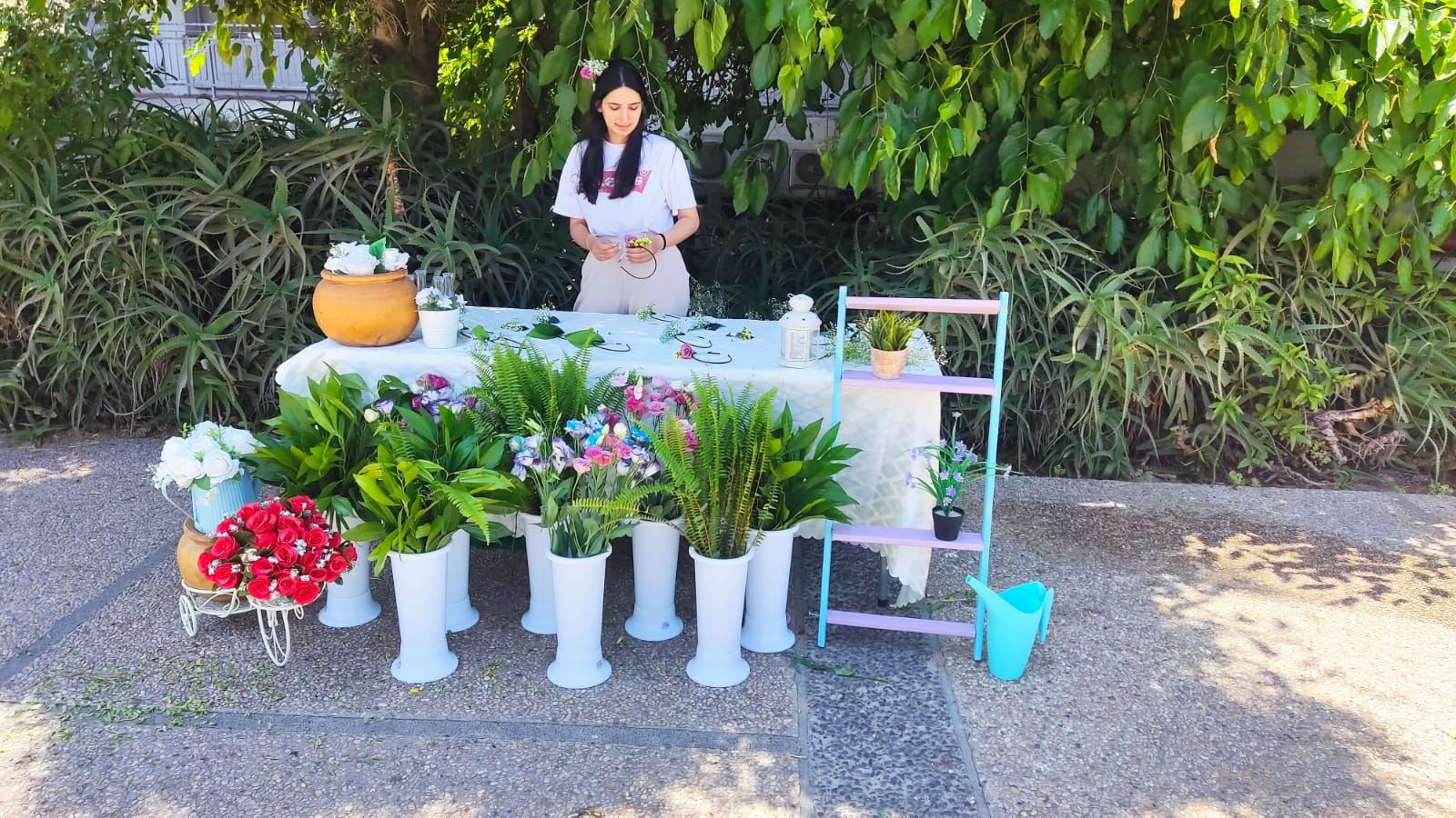 עמדת שזירת פרחים 8
